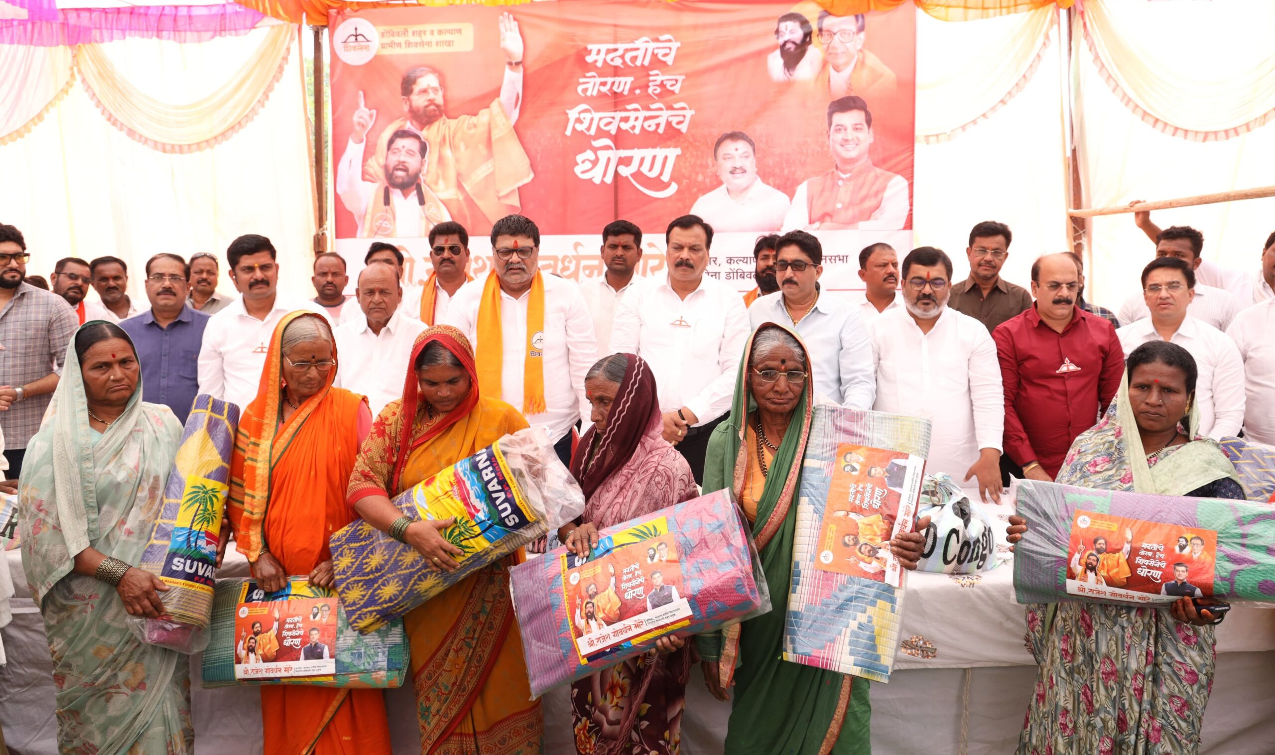 पूरग्रस्ताना शिवसेनेचा मदतीचा हात!