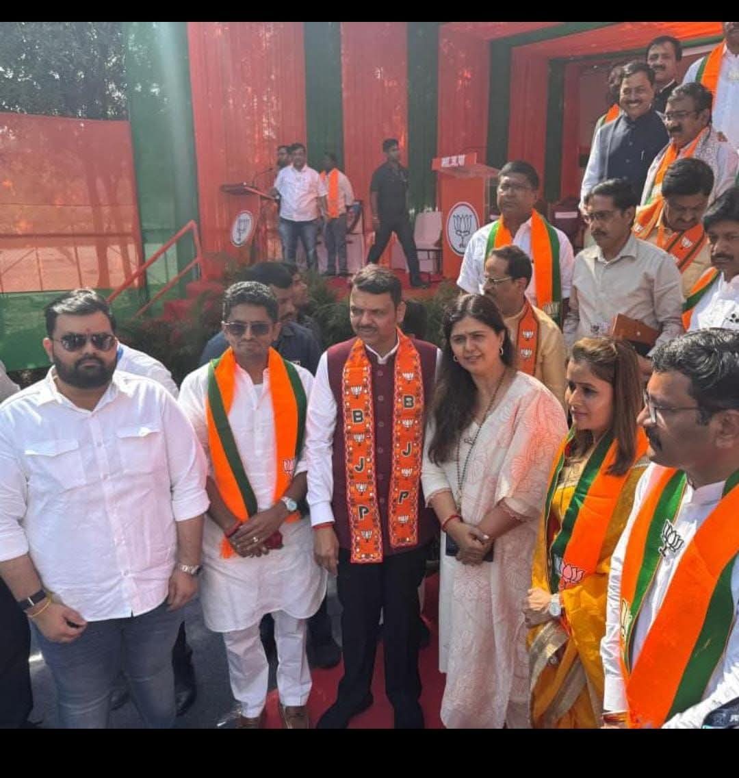 राष्ट्रवादी ला सोडचिठ्ठी देऊन योगेश क्षीरसागर भाजपात दाखल!