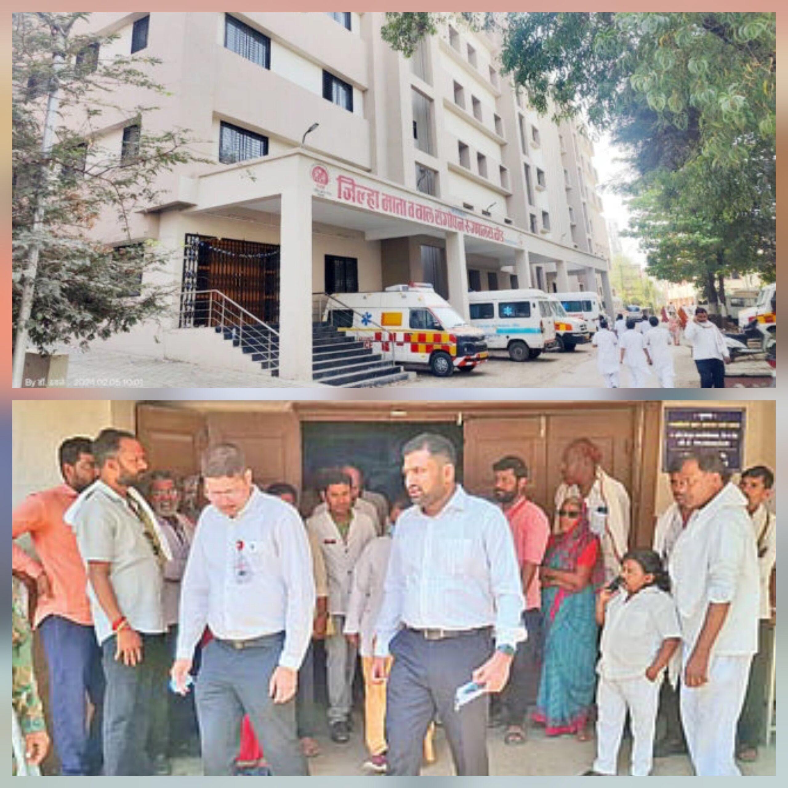 माताबाल संगोपन इमारत अपूर्ण!जिल्हाधिकारी जॉन्सन यांनी अधिकाऱ्यांना घेतले फैलावर!